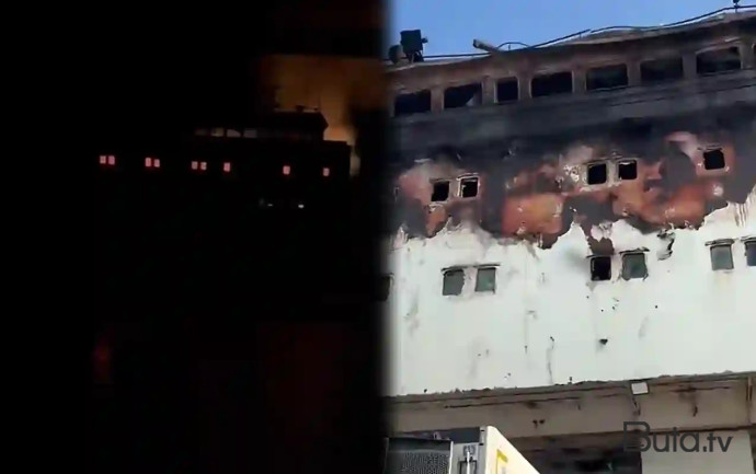  Azərbaycanlıların da olduğu gəmiyə dron hücumu edildi - Video  