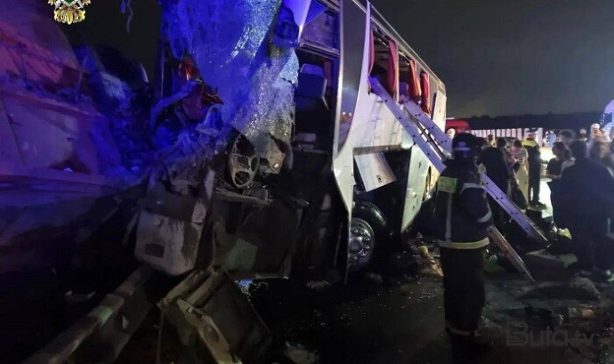  Moskvaya gedən avtobus qəzaya uğradı: 5 ölü, 38 yaralı  