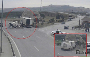 Bakı-Qazax yolunda baş verən ağır qəzanın – Anbaan videosu