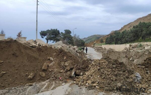 Astarada torpaq sürüşməsi: ərazidəki çayın məcrası dəyişdirilir