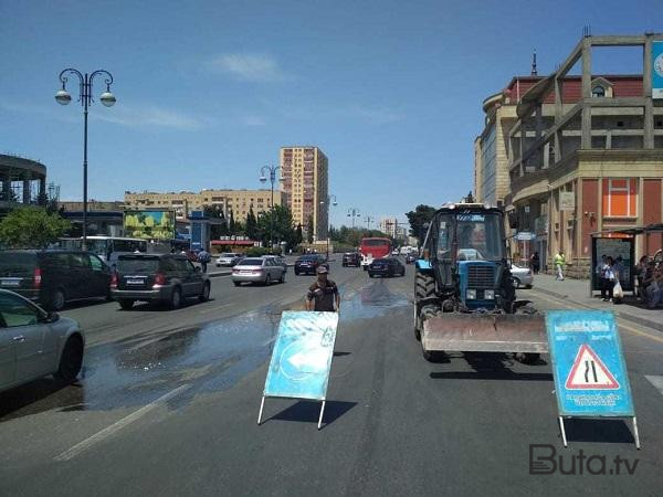 Zabratda su xəttində qəza aradan qaldırıldı  