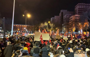 İstanbuldakı 520 minlik yürüşdə Azərbaycana qarşı pankart...
