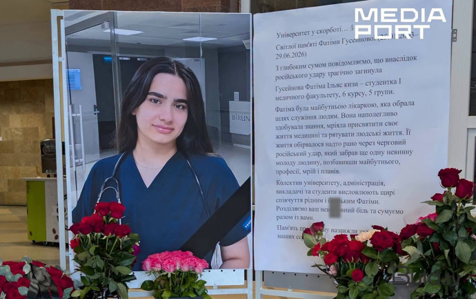  Məzun xalatı və papağı hadisə yerində qalıb... - Video  