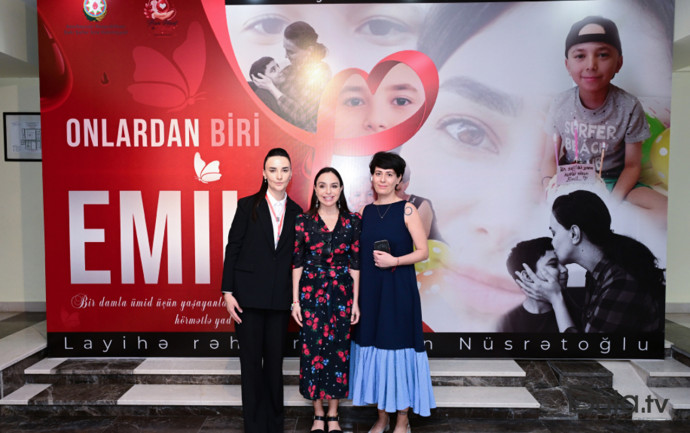  Leyla Əliyeva 13 yaşlı Emilin xatirəsinə həsr olunan anım tədbirində - Fotolar  