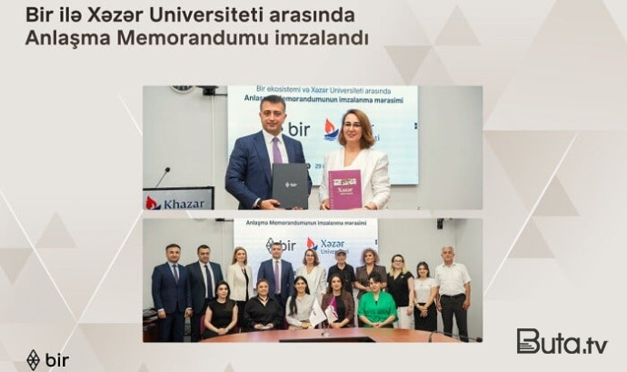  Bir və Xəzər Universiteti memorandum imzaladı  