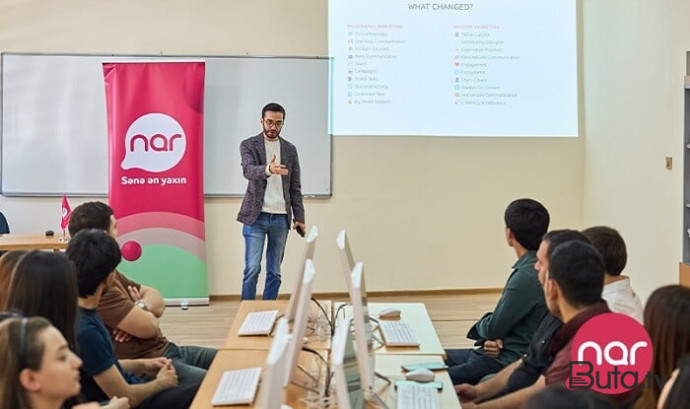  “Nar” tələbələr üçün marketinq və karyera təlimləri təşkil etdi  