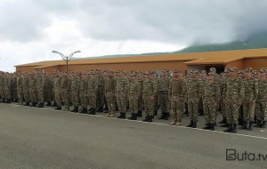 Hərbi vəzifəlilərlə növbəti təlim toplanışı keçirildi - Video