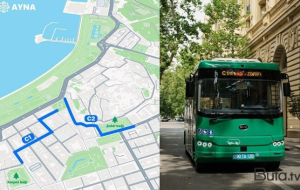 Bakıda ödənişsiz avtobuslar fəaliyyətə başladı