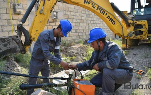 Suraxanıda su xəttindəki qəza aradan qaldırıldı