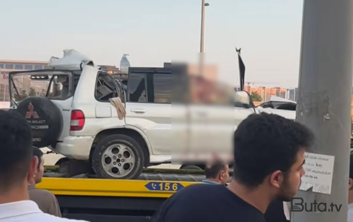  Dərnəgül yolunda dəhşətli qəza - Sürücü öldü - Video  