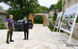 İlham Əliyev Şuşada "Yasəmən" otelinin yeni korpusları ilə tanış oldu