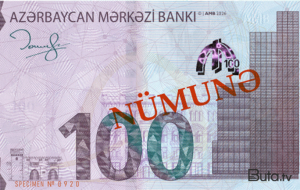Yeni 100 manatlıqlar tədavüldə - Taleh Kazımovun imzası ilə
