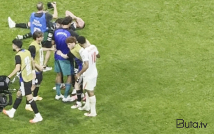  Final fitindən sonra argentinalı futbolçuya şillə vurdu - Video  