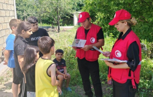 Baharlıda mina təhlükəsinə dair maarifləndirmə sessiyası...