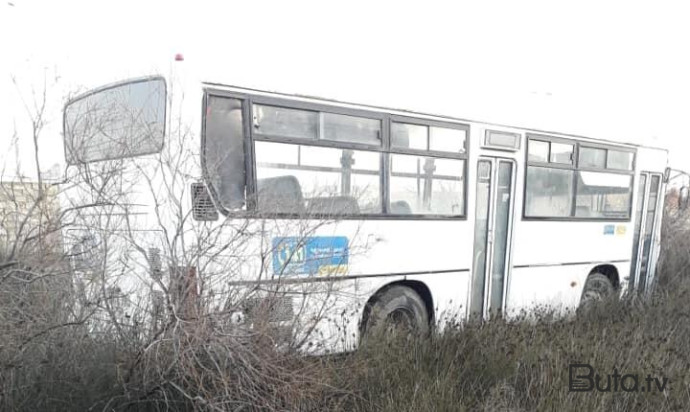  Binədə iki avtobus toqquşdu: 22 nəfər xəsarət aldı  