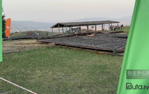 Yaylaq Festivalında çardaq niyə çöküb - Açıqlama