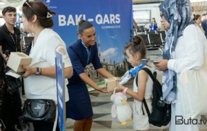 AZAL Qarsa ilk reysini həyata keçirdi - Foto