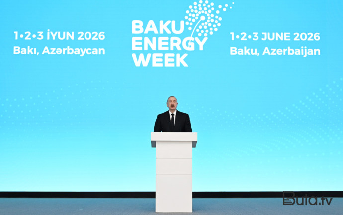  Prezident “Baku Energy Forum”un rəsmi açılış mərasimində - Fotolar  