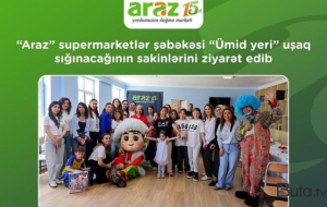 “Araz” “Ümid yeri” uşaq sığınacağını ziyarət etdi