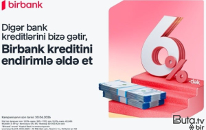 Kreditini Birbank-a gətirənlər 6%-dək endirim qazanır