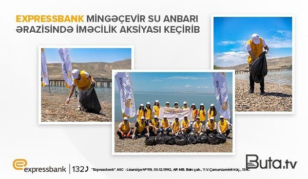  Expressbank Mingəçevirdə təmizlik aksiyası keçirdi  