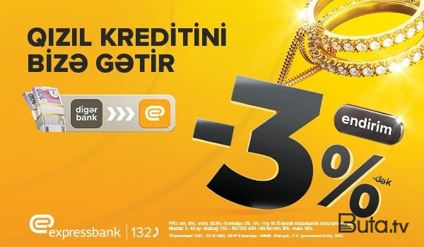  Qızıl kreditini bu banka gətirənlərə endirim var  