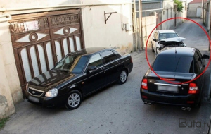 Bakıda “Mersedes”lə BYD toqquşdu – Anbaan video