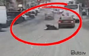 Bakıda ölümə gedən piyadalar – Video