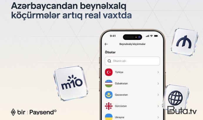  Azərbaycanda real vaxt rejimində beynəlxalq köçürmələr...  