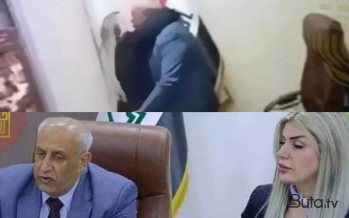  Məmurların kabinetdə çəkilən kadrlarını - Bütün İraq danışır  
