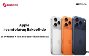 Apple məhsullarını rəsmi olaraq Bakcell Shop-da əldə et!