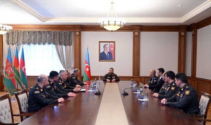  Həsənov yeni generallara rütbələrini təqdim etdi - Foto  