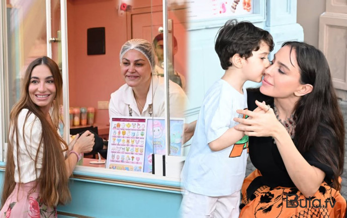  Prezidentin qızları bulvarda festivalda - Fotolar  