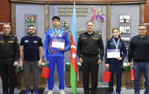 FHN-in İdman-sağlamlıq klubunda idmançılarla görüş... - Foto