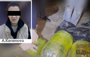 Sabirabadda 14 kq narkotik aşkarlandı, 25 yaşlı qadın tutuldu