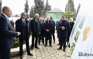 Samir Nuriyev Xocavəndin Baş planı ilə tanış oldu - Foto