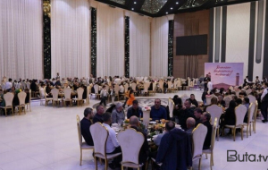 Abşeron rayonunda iftar süfrəsi açıldı - Foto