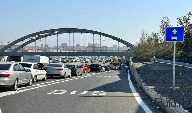  Bakıda bu yolda avtobus zolağı ləğv edildi - Video  