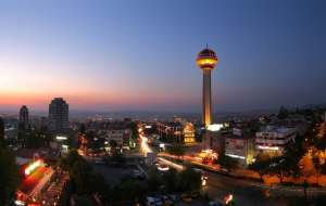 Cümhuriyyət Qülləsində bayrağımız proyeksiya olundu - Foto