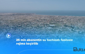 25 min abonentin su təchizatı fasiləsiz rejimə keçirildi - Video