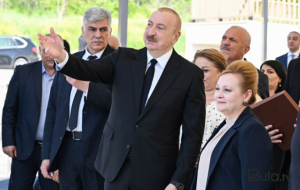 Prezidentin Zəngilan sakinləri ilə görüşündən - Fotolar+Yenilənib