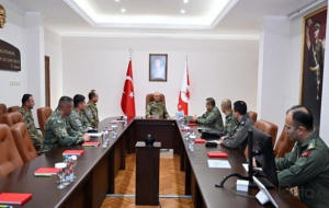 Türkiyə və Azərbaycan generalları görüşdü - Foto