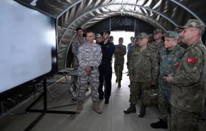 Generalımız “EFES - 2026”nın keçirildiyi ərazidə - Foto