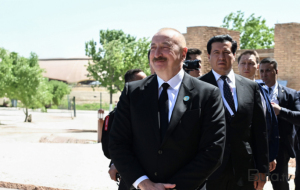 Prezidentin sosial şəbəkə hesablarında Qazaxıstan səfərindən - Paylaşım edildi