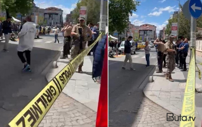  Türkiyədə silahlı insident - İki polis öldürüldü - Foto  