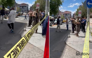 Türkiyədə silahlı insident - İki polis öldürüldü - Foto
