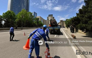 Qobustandakı qəzalı körpünün söküntüsünə başlanıldı