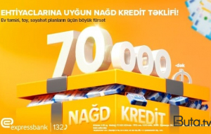 Böyük planlarınız üçün böyük kredit – “Expressbank”da