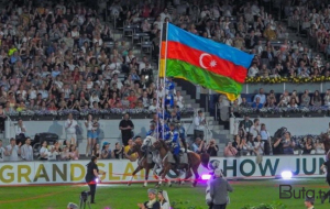 Qarabağ atları Almaniyada - Foto