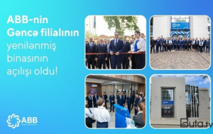 ABB-nin Gəncə filialı yenilənmiş binasında xidmətə başladı
